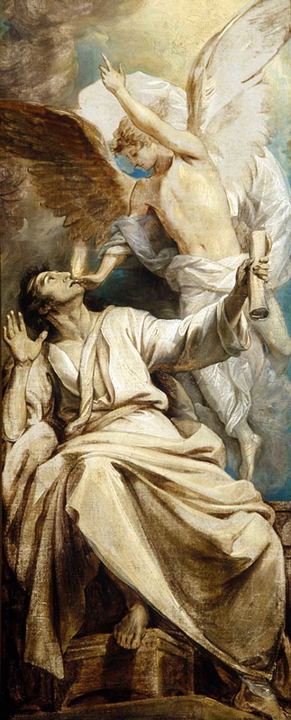 west the inspiration of-the prophet isaiah painting
