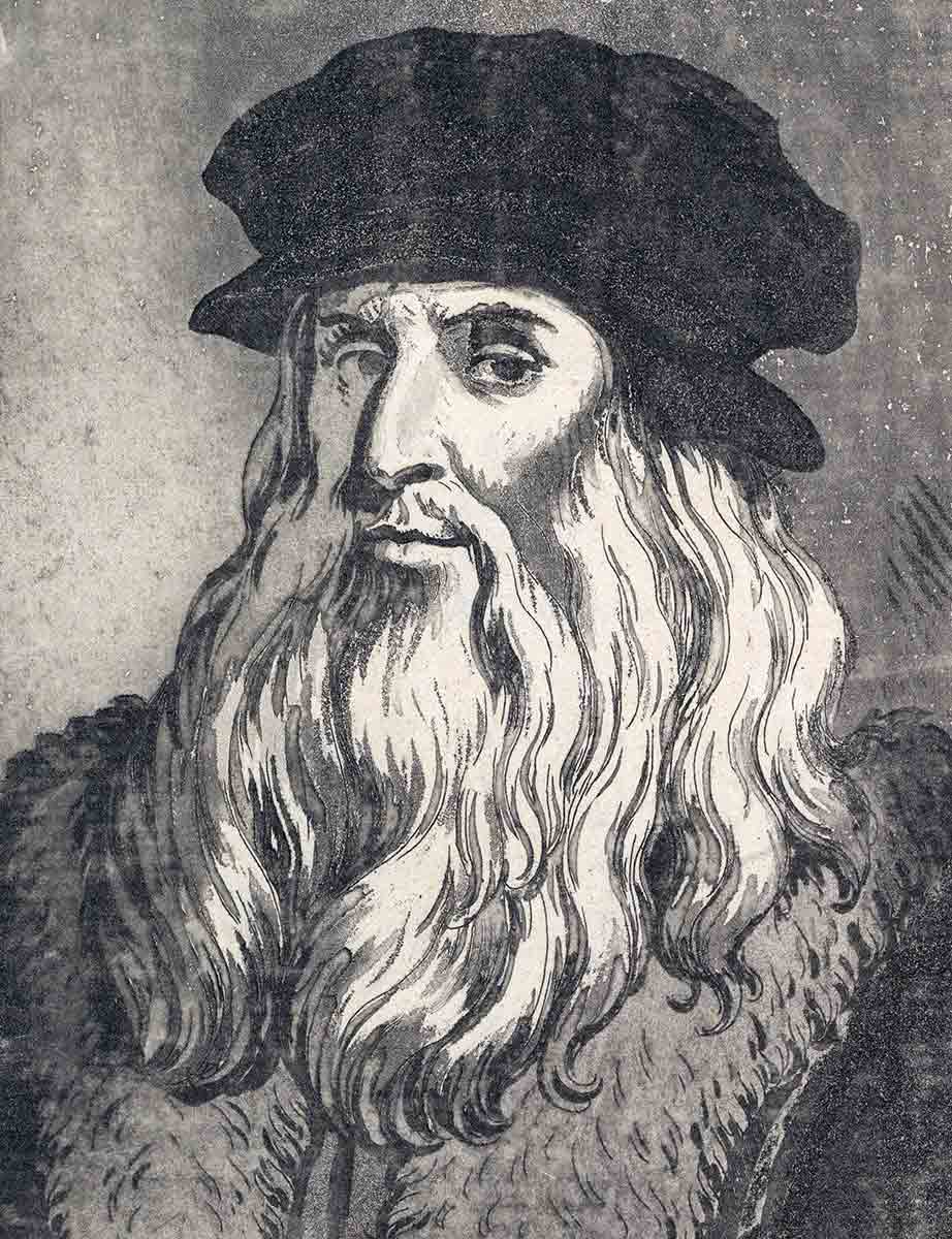 wincelslaus hollar portrait leonarado vinci drawing