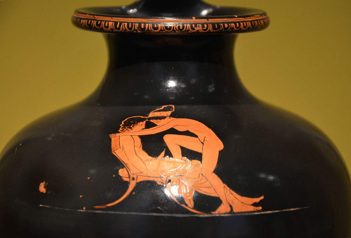 wine jug love scene
