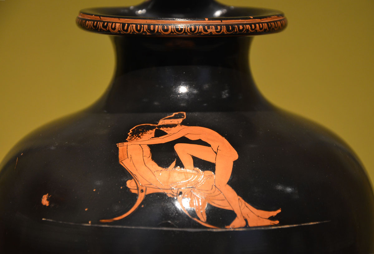 wine jug love scene
