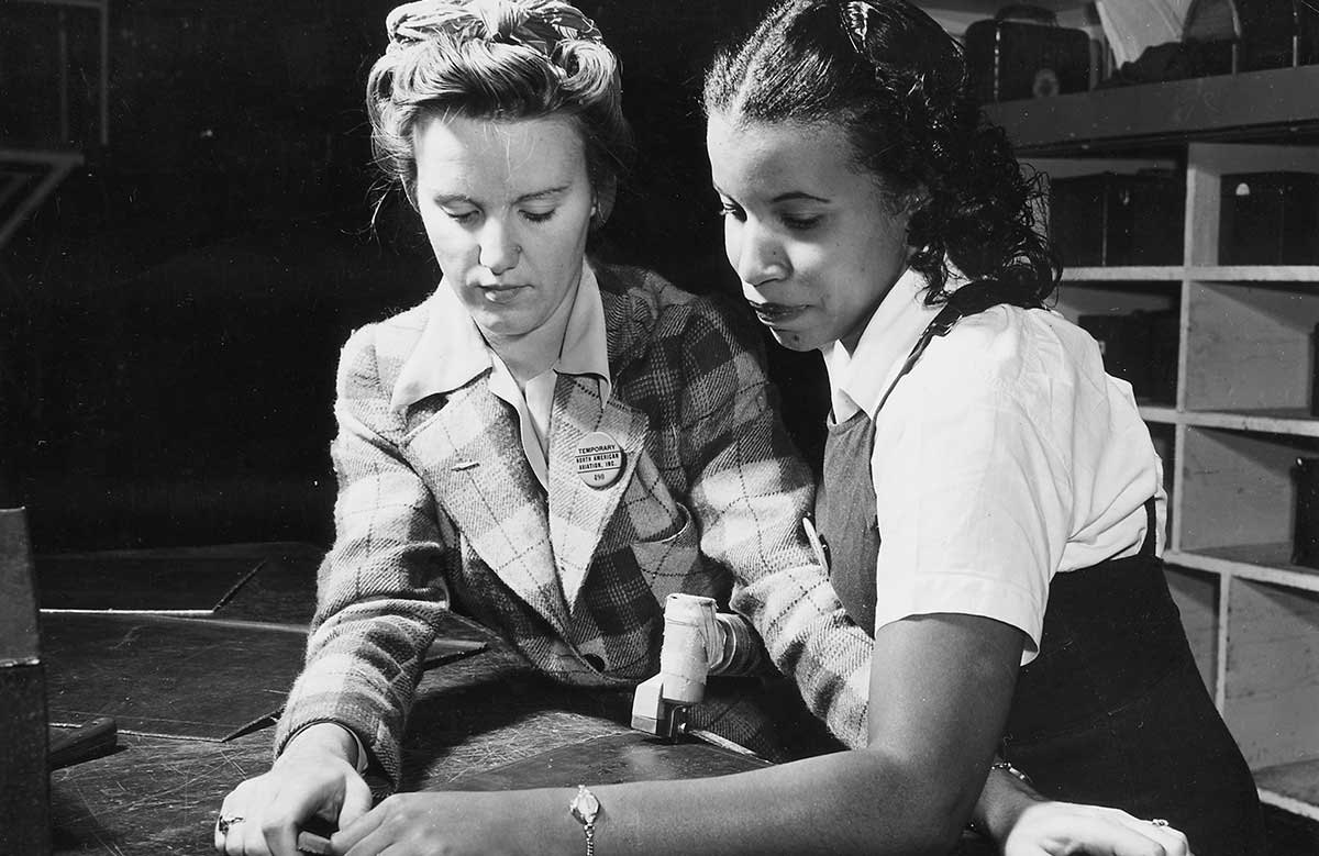women factory workers