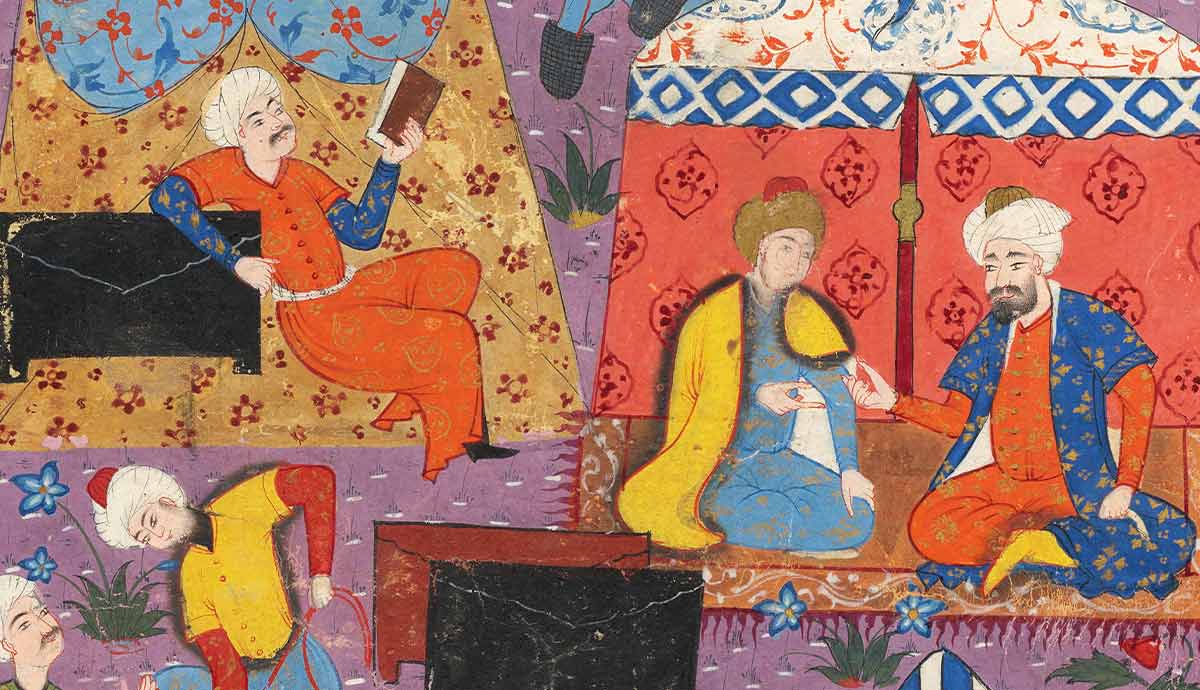 yusuf lowered into a well painting