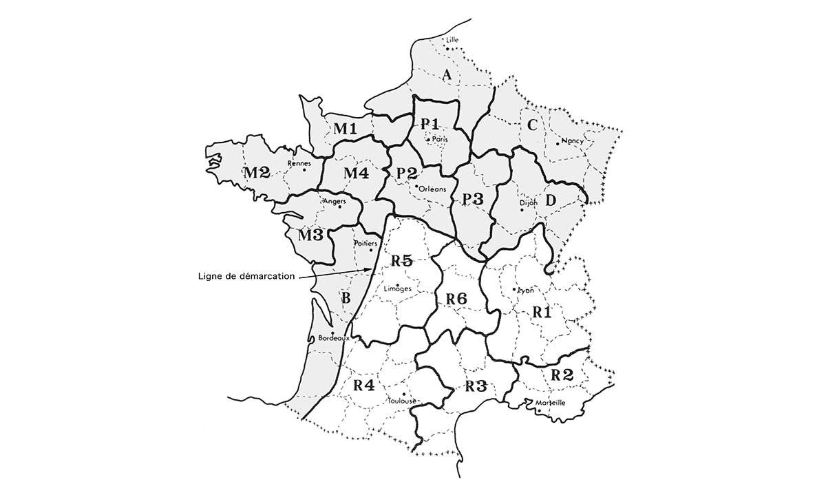 1944 maquis map nancy