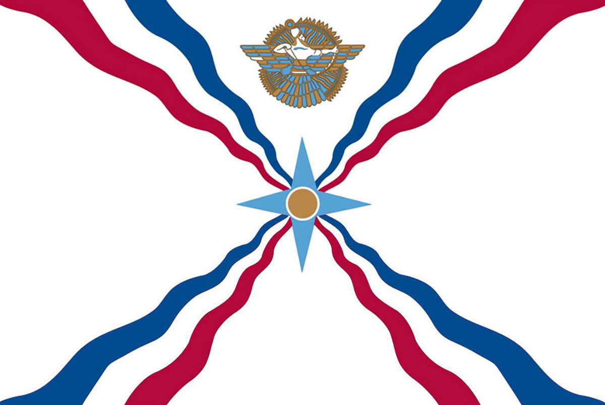 Assyrian flag today