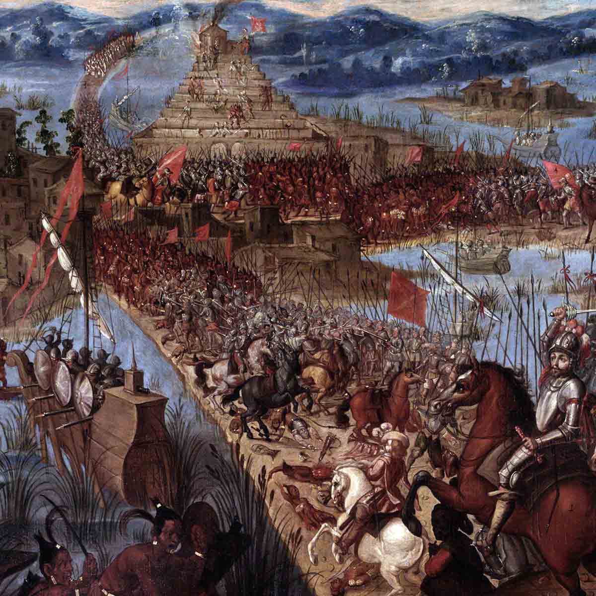 Battle Tenochtitlan Aztec defeat