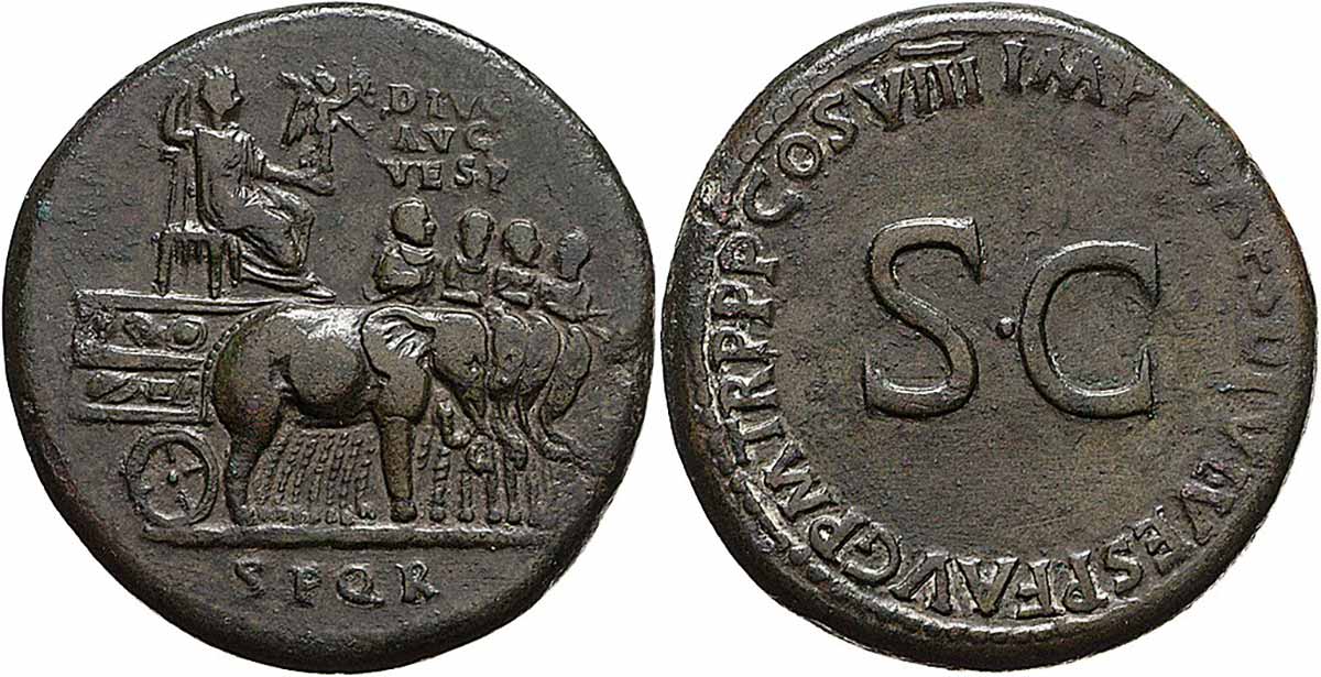 Divus Vespasianus Coin