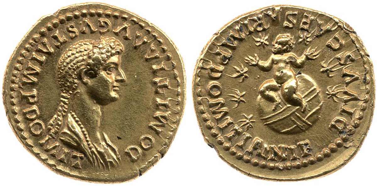 Domitia Son Coin