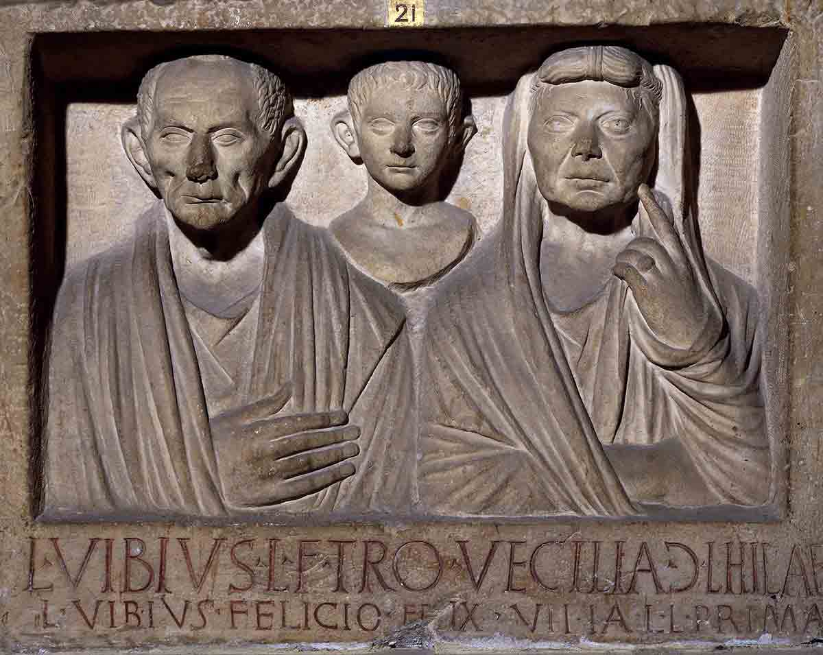 Funerary Relief Roman Family