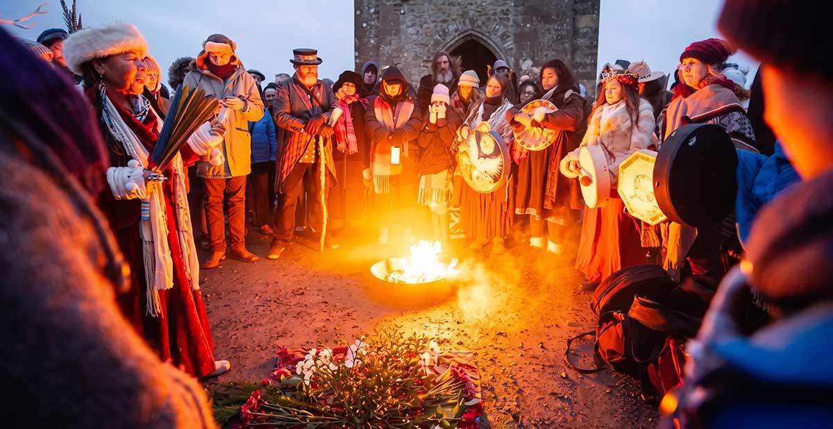 Glastonbury Tor Winter Solstice