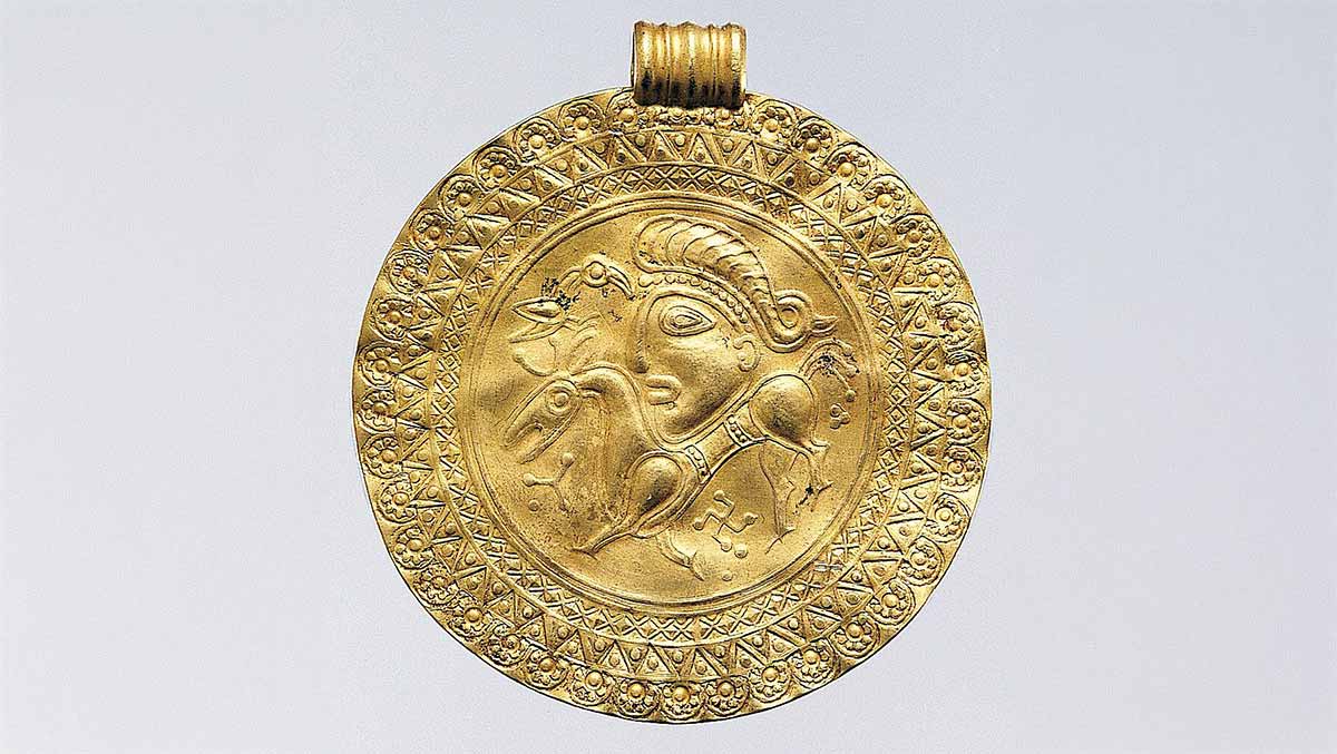 Gold Bracteate Norse