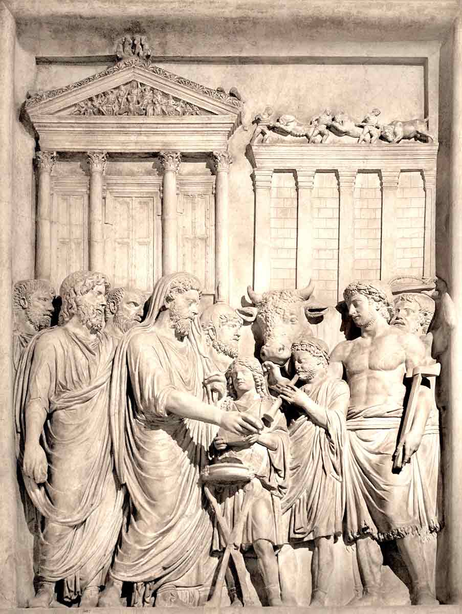 Marcus Aurelius Sacrifice Capitoline Temple