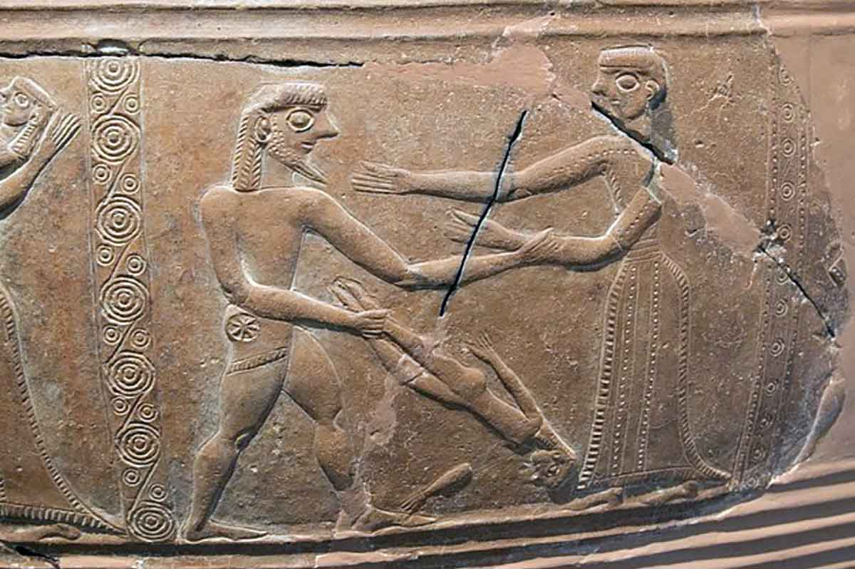 Mykonos Vase Warrior