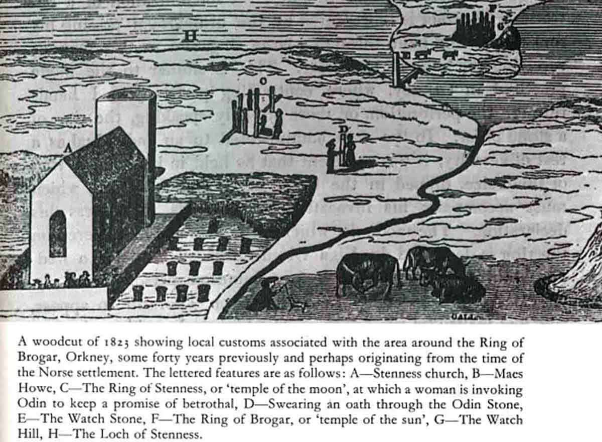 Ring Brodgar woodcut