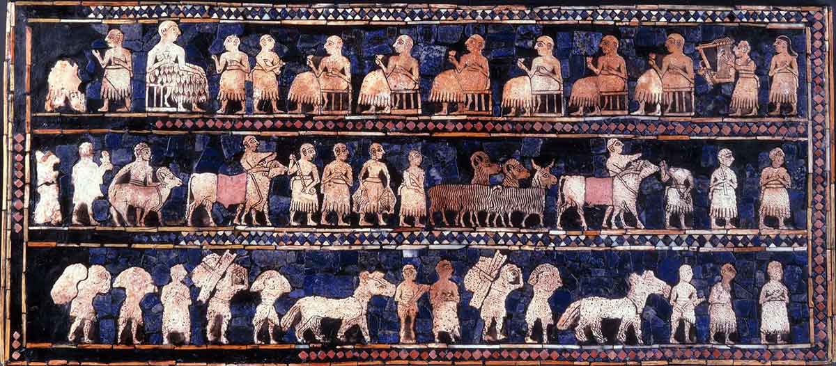 Sumerian Mosaic Agriculture