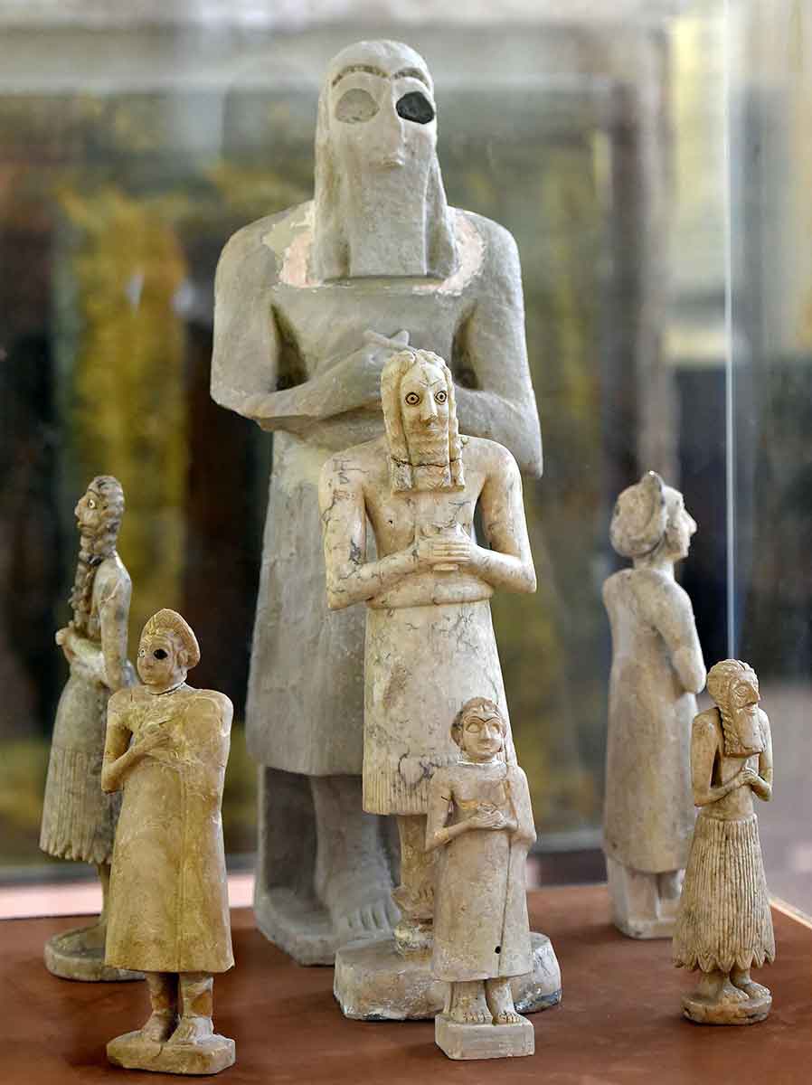 Sumerian Worshipper Statues