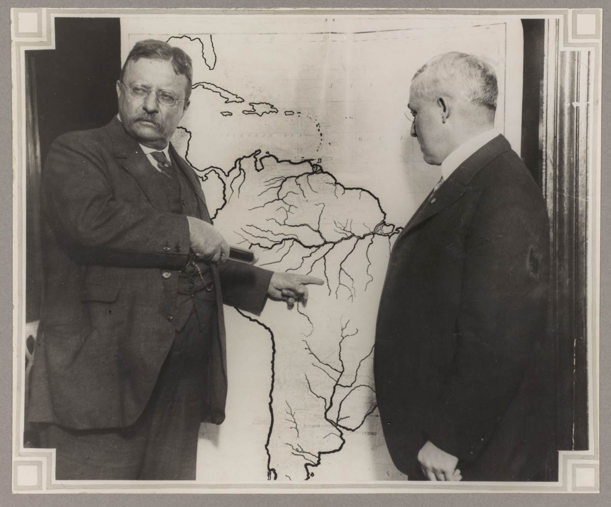 Theodore Roosevelt Map River Amazon 1914