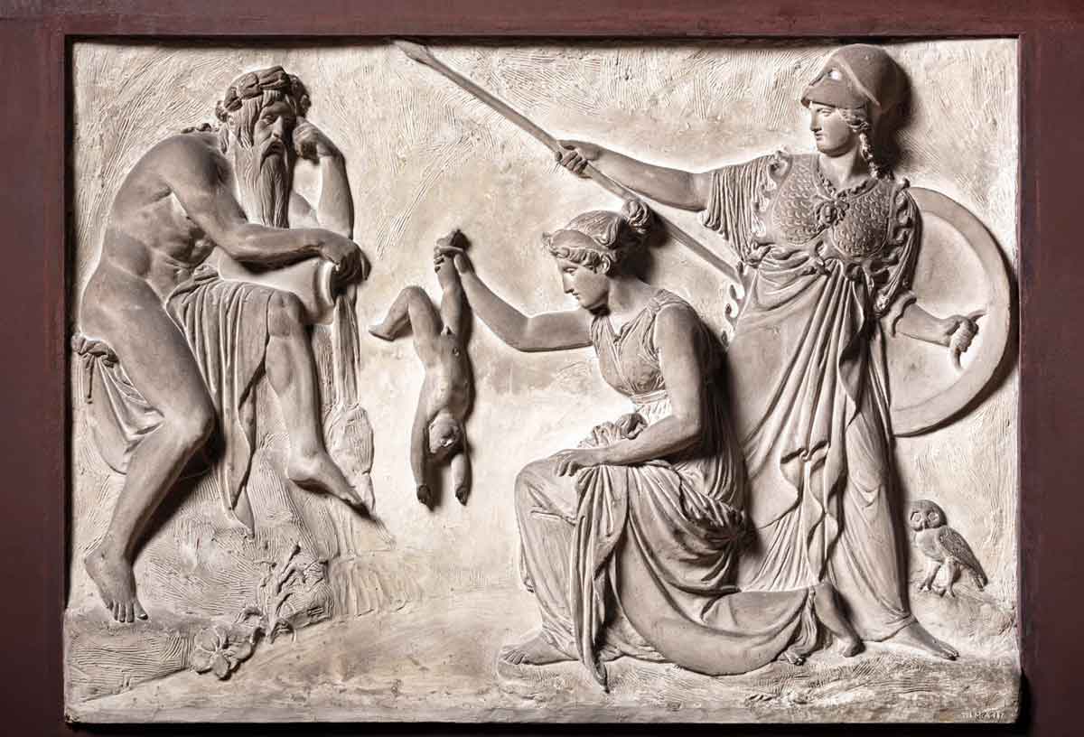 Thetis dipping Achilles relief