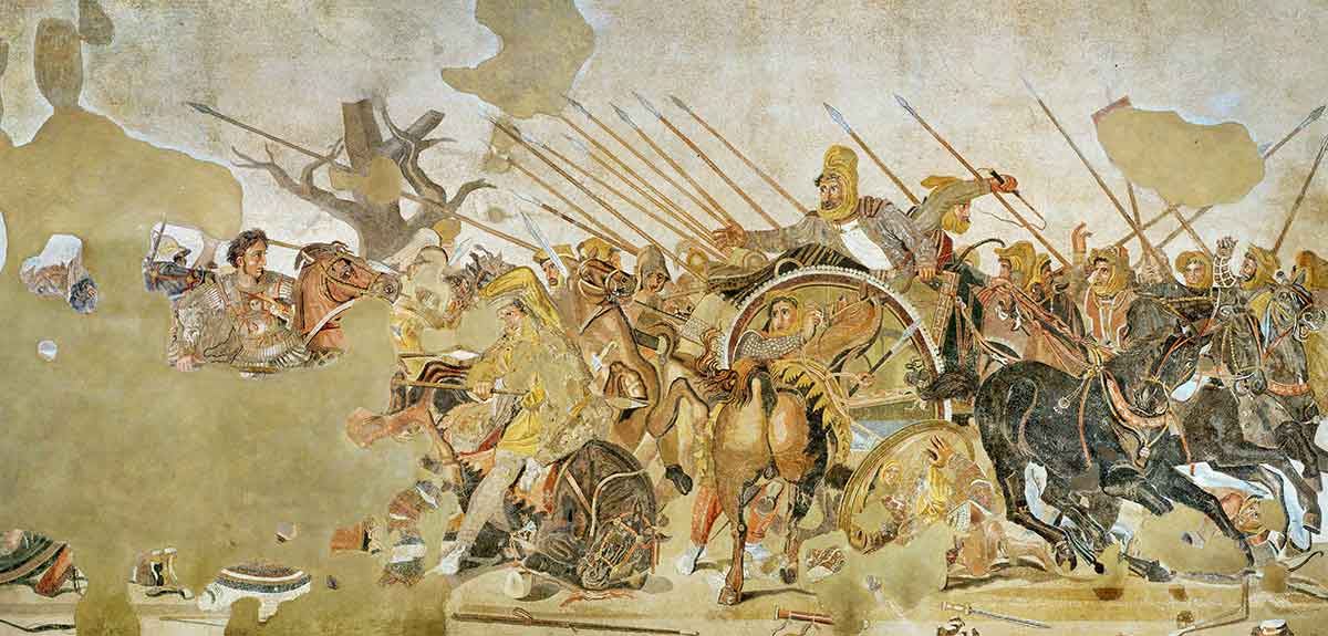 alexander mosaic battle issus
