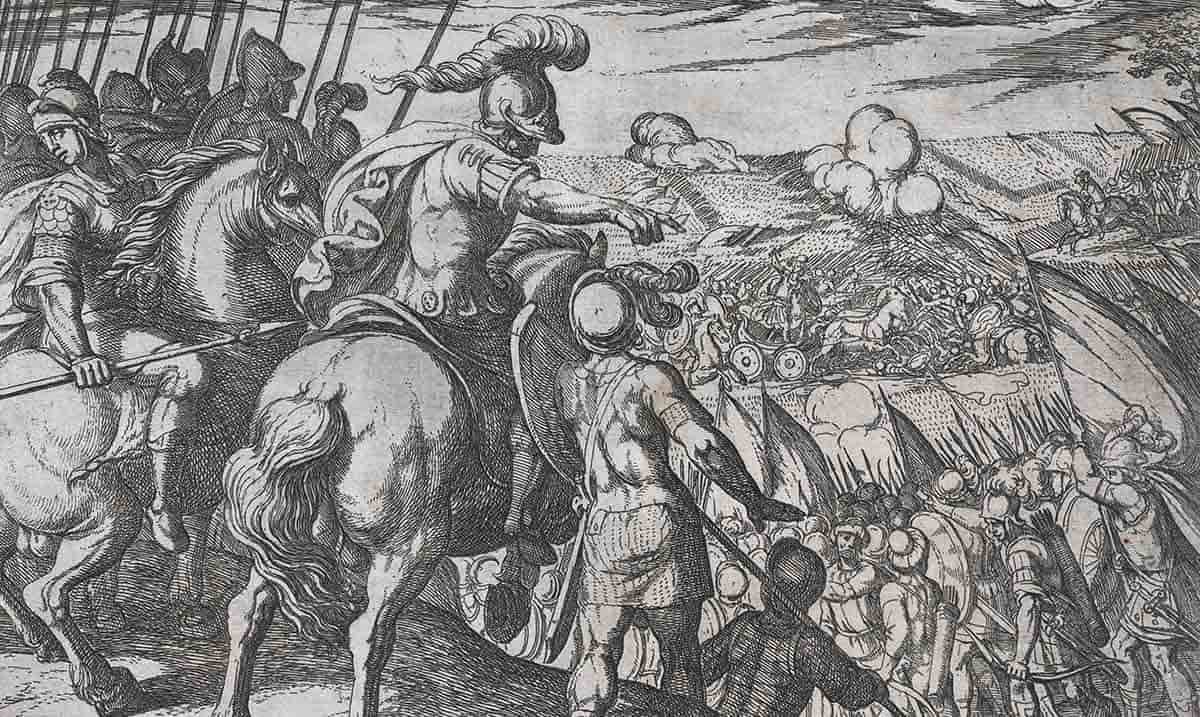 alexander the great directs army
