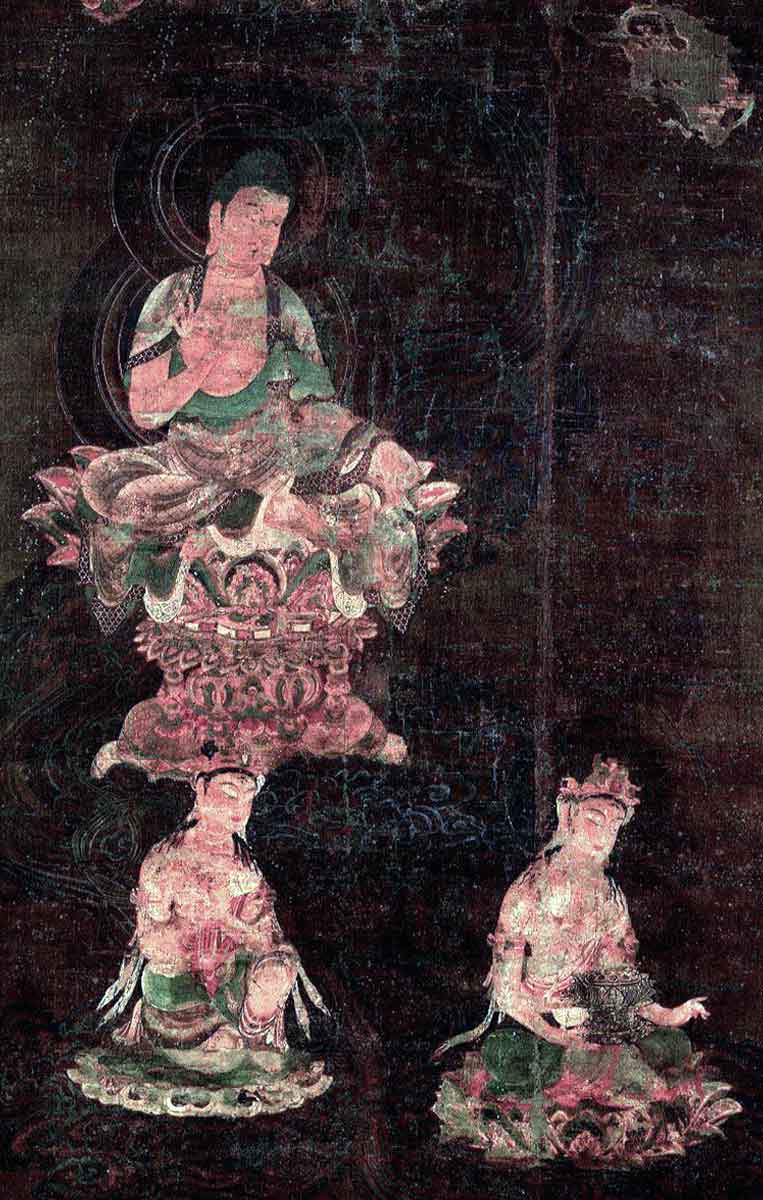amida buddhist painting in japan