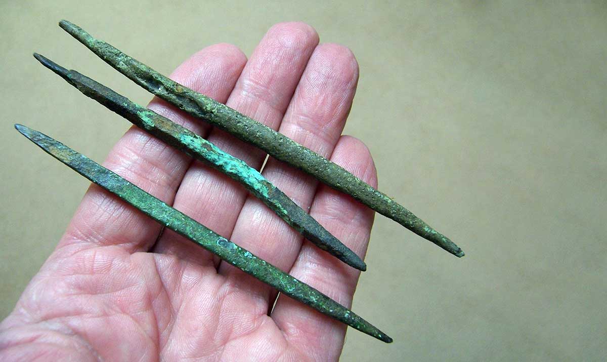 ancient copper awls