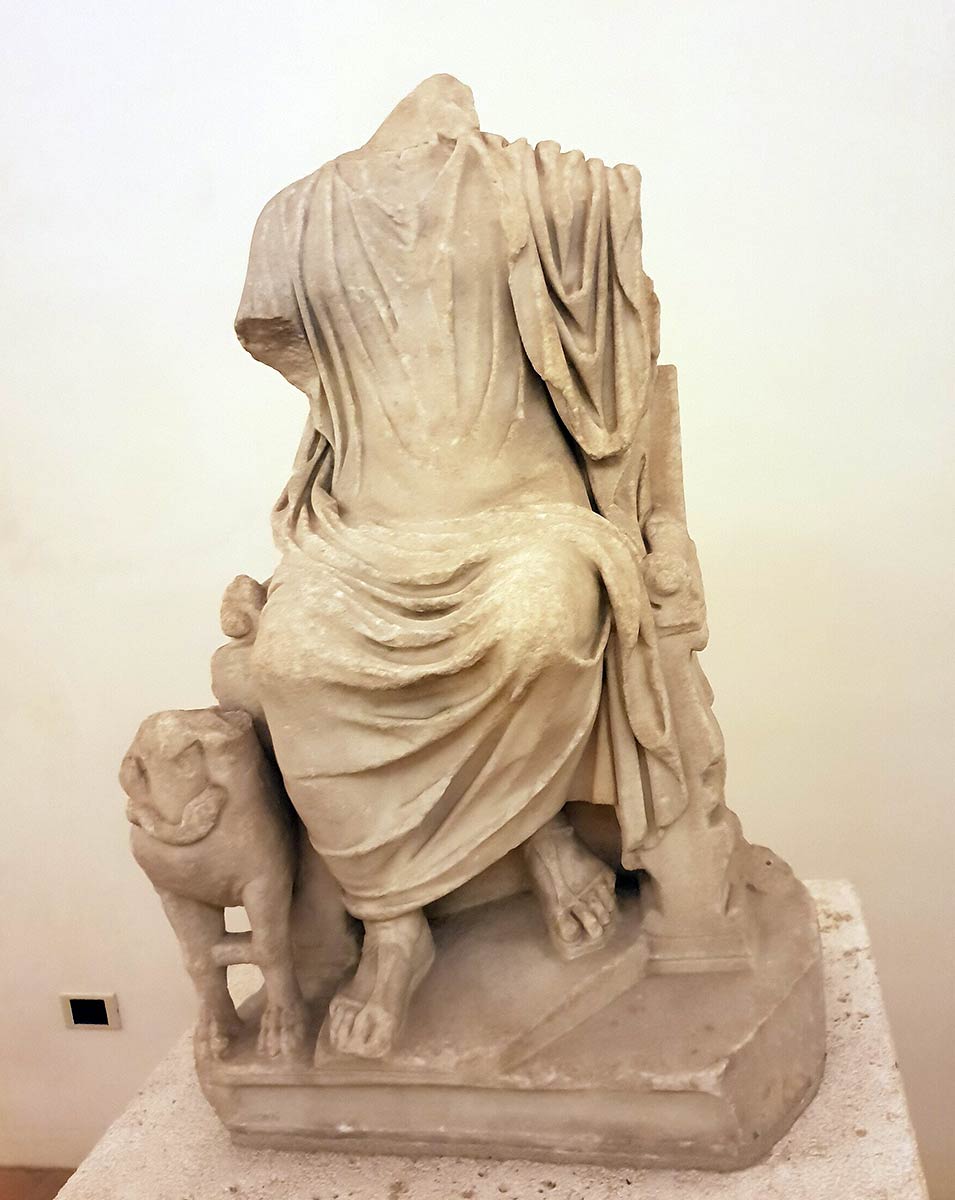 ancient statue serapis