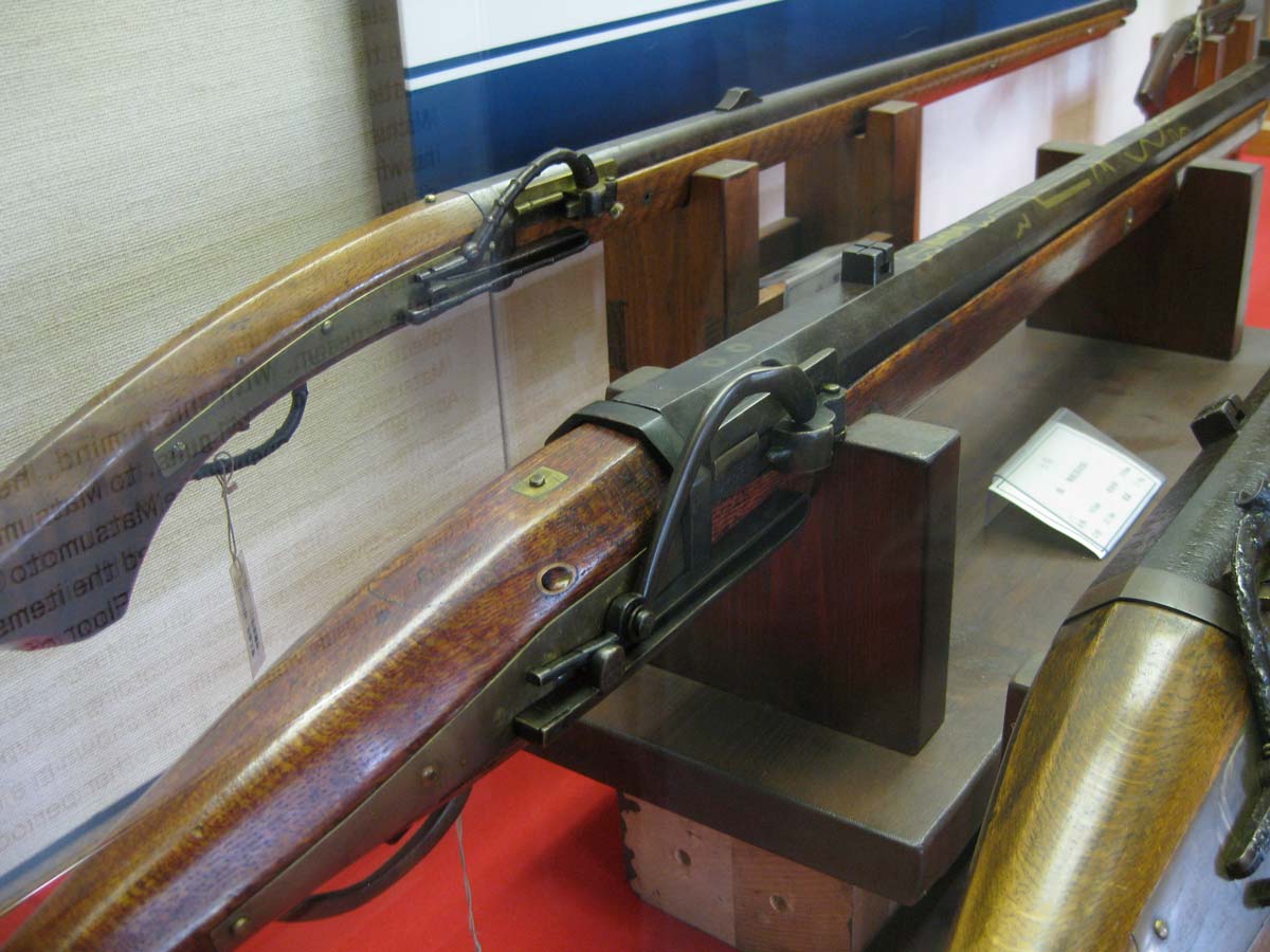 antique tanegashima rifles