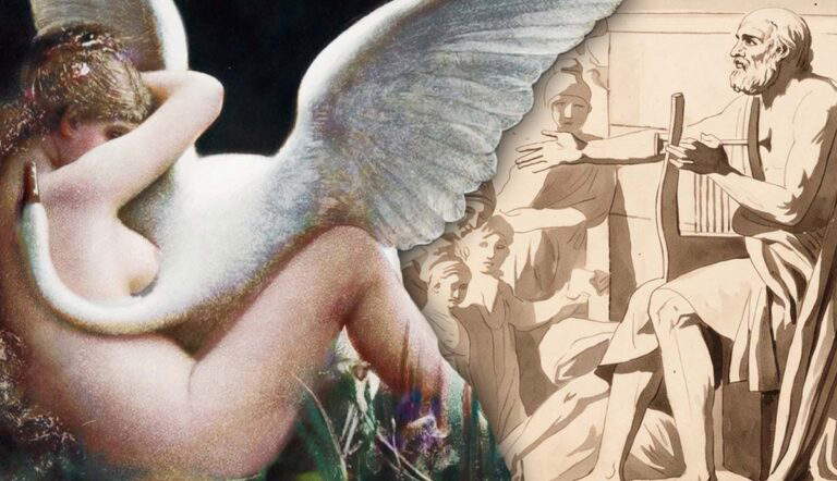 Leda and the Swan with Homer