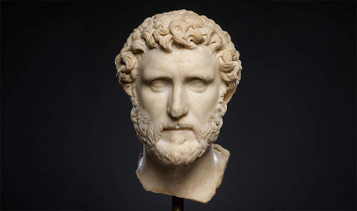antoninus pius marble bust