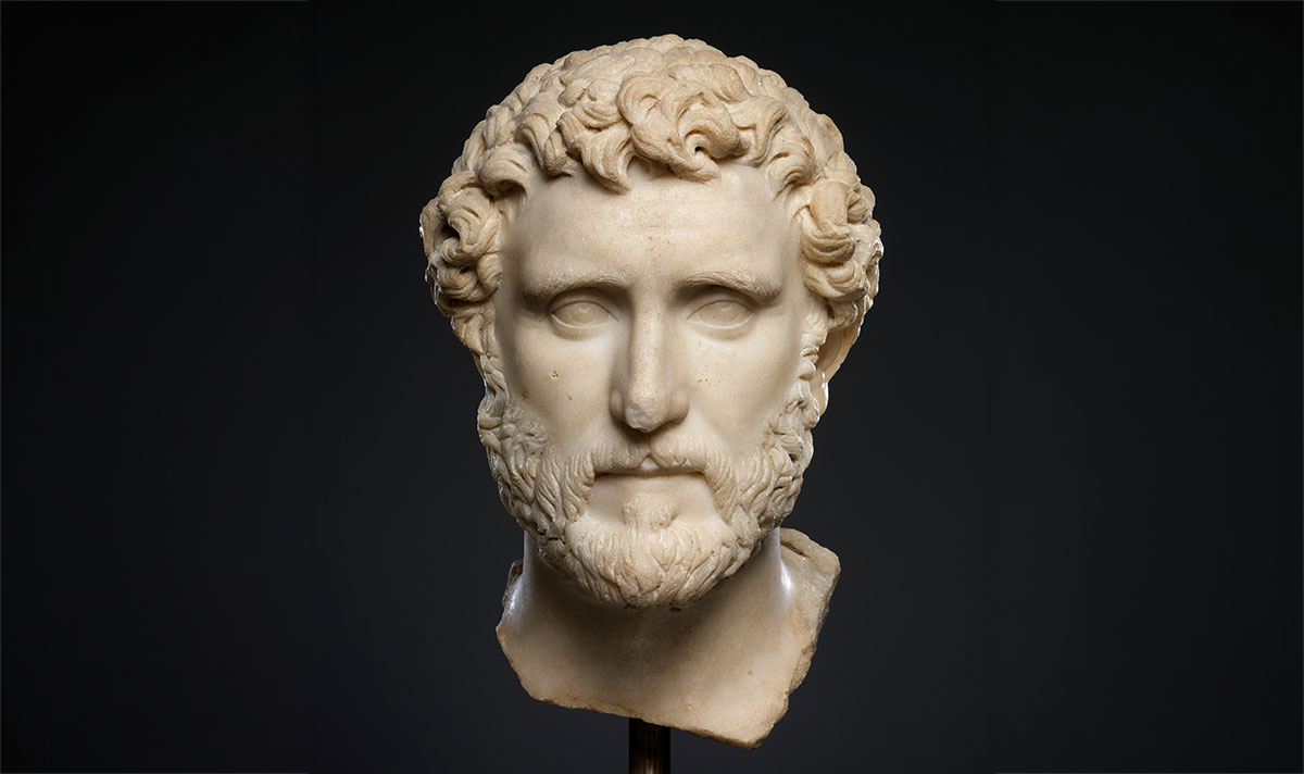 antoninus pius marble bust