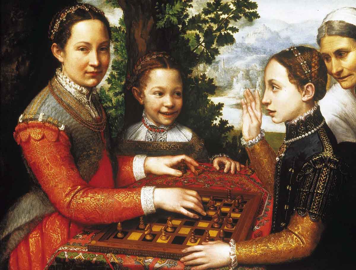 aristotle sofonisba anguissola chess game painting