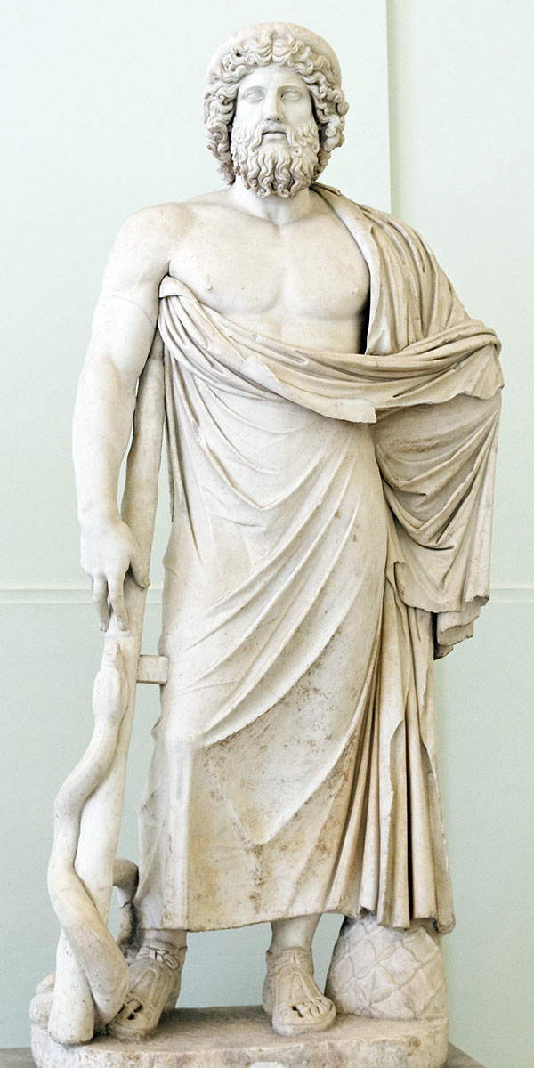asclepios ancient statue