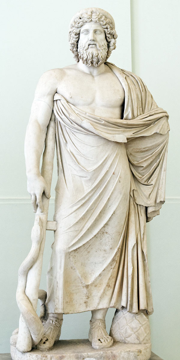 asclepios ancient statue