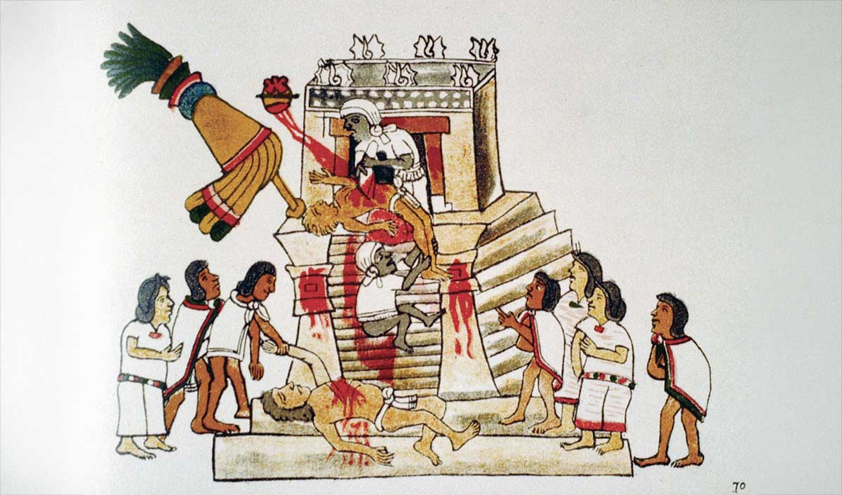 aztec sacrifice Codex Magliabechiano