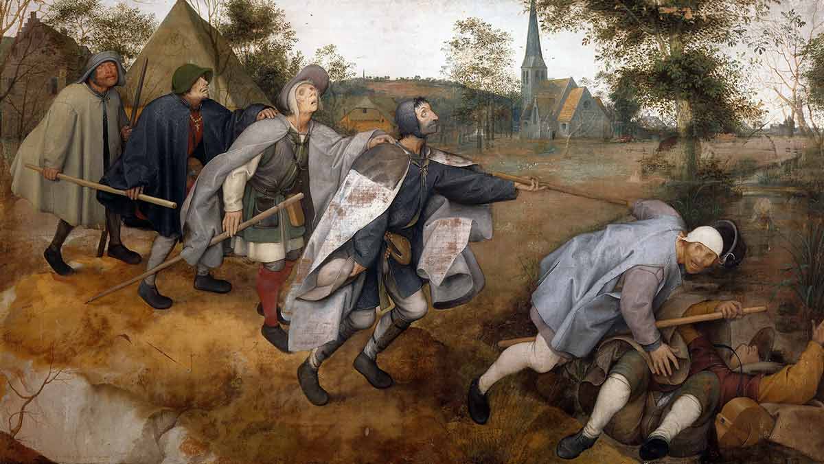 blind leading blind brueghel