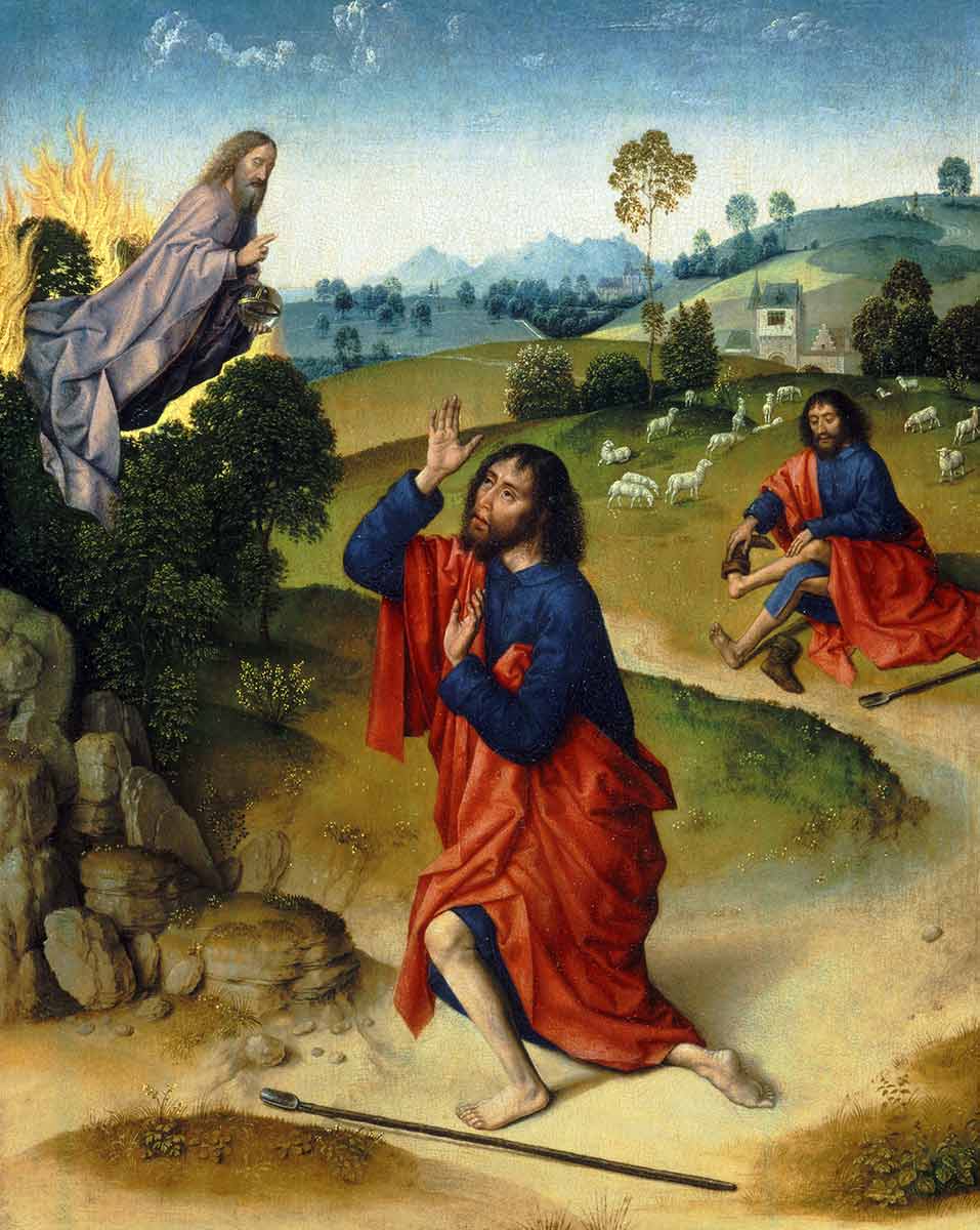 bouts moses burning bush