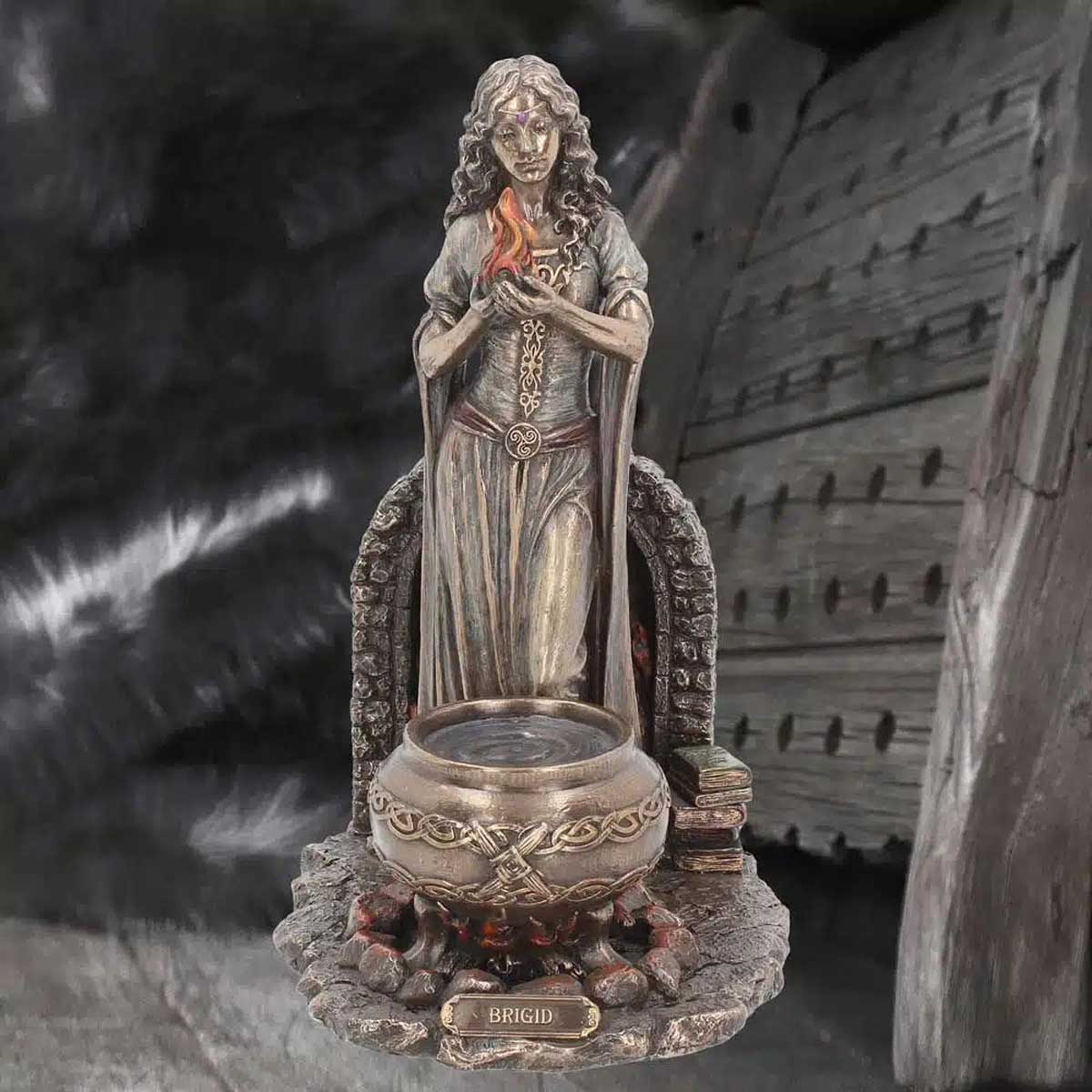 brigid statuette purple lotus