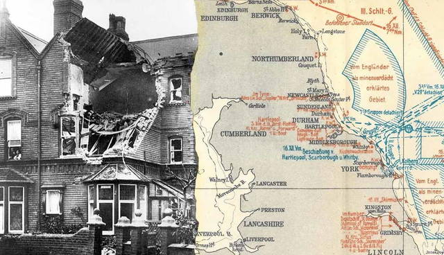 british map and house from wwi