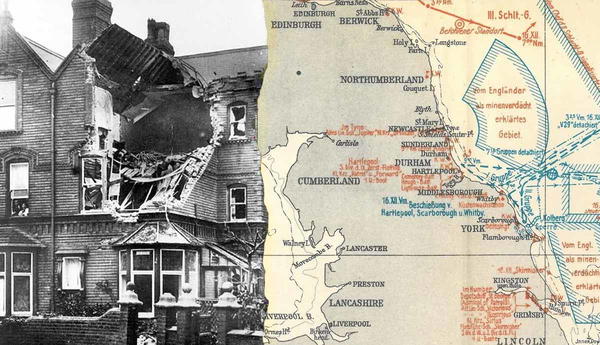 british map and house from wwi