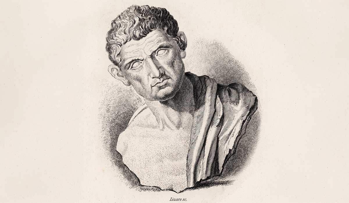 bust aristotle drawing