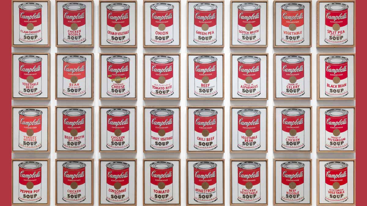 cambells soup cans andy warhol