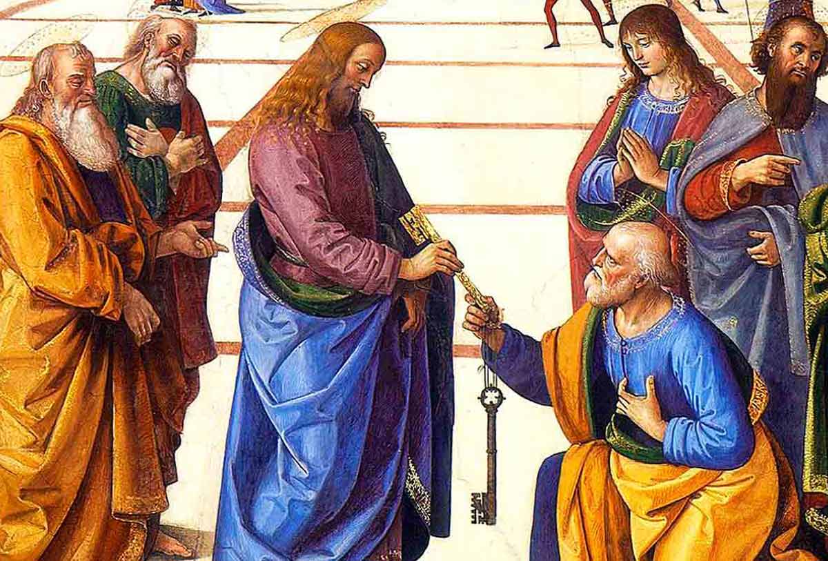 christ hands peters keys second epistle of peter