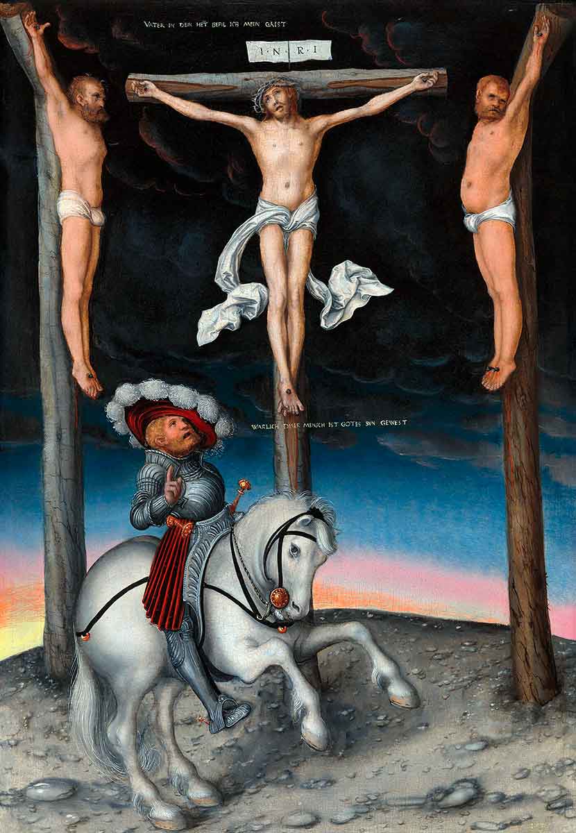 cranach crucifixion christian creeds
