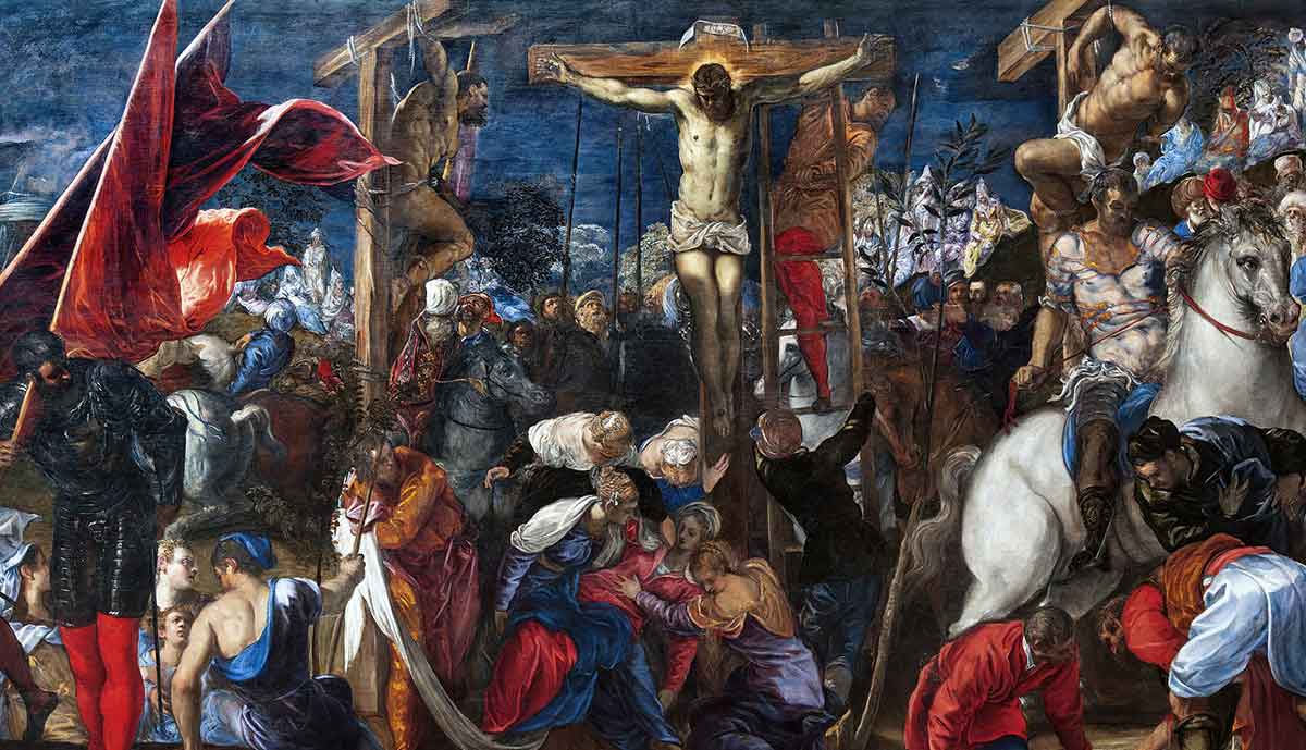 crucifixion by tintoretto