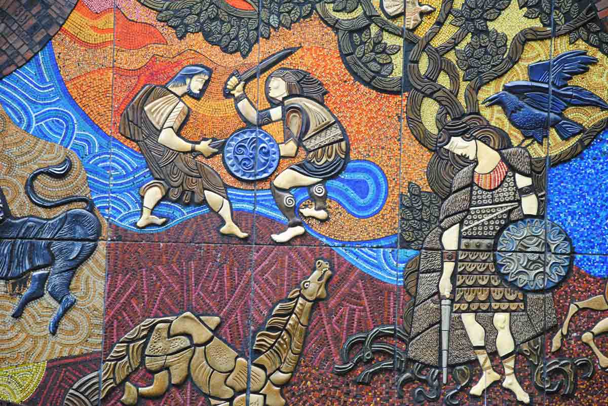 cu chulainn mosaic