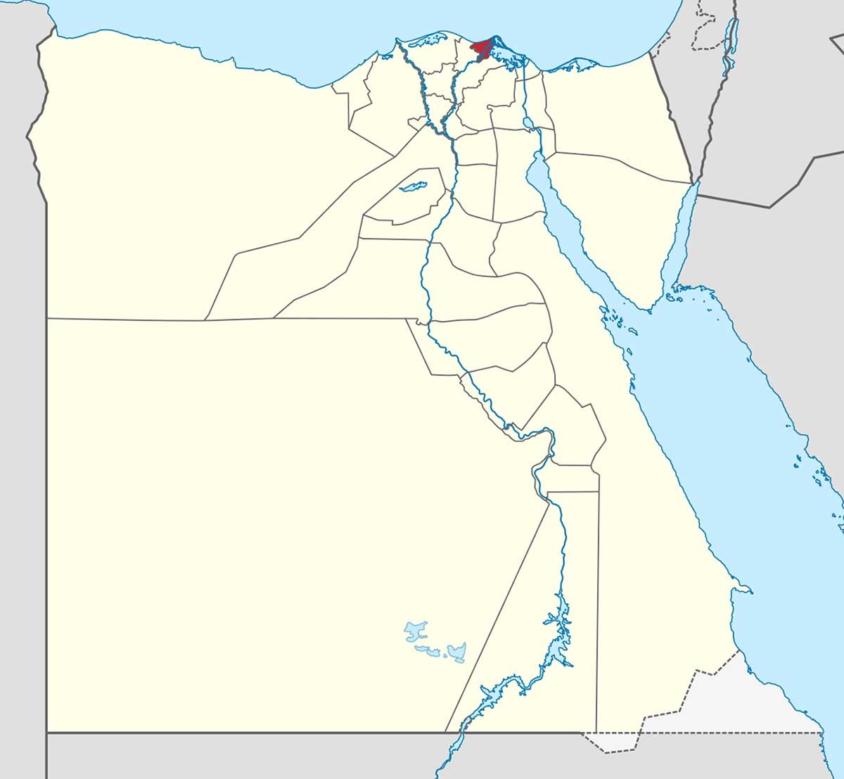damietta map seventh crusade