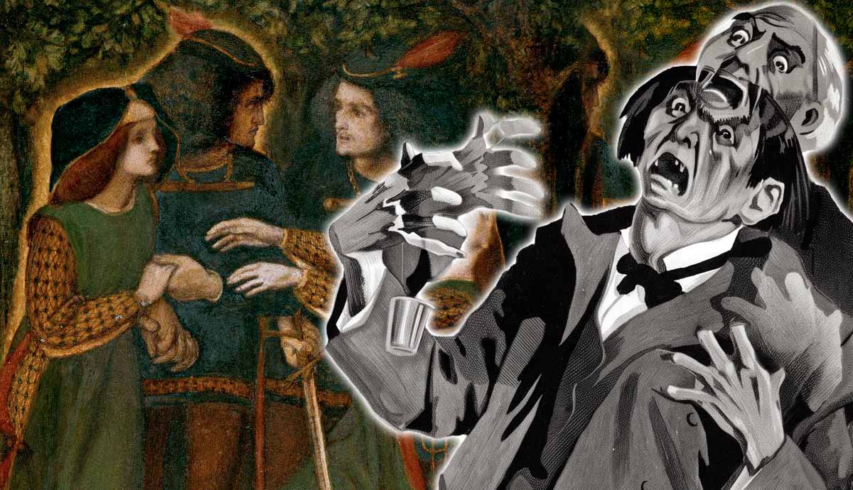 How They Met Themselves painting and Jekyll transforming