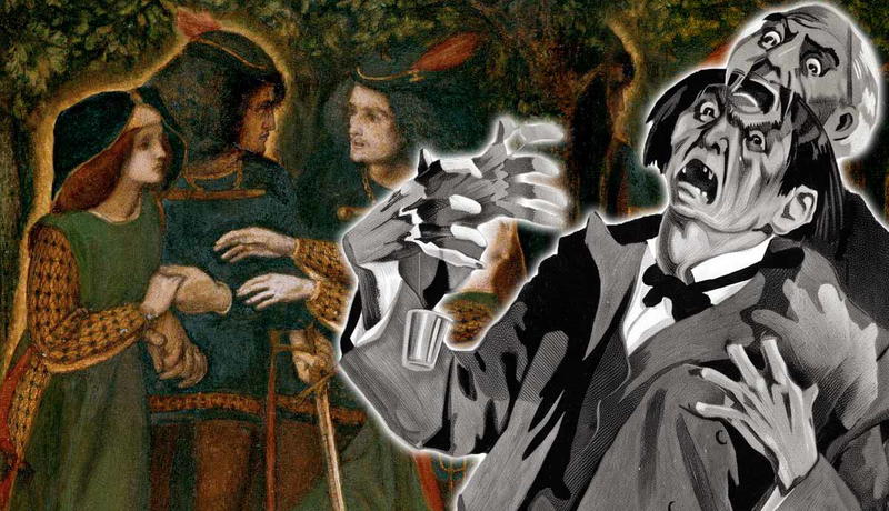 How They Met Themselves painting and Jekyll transforming
