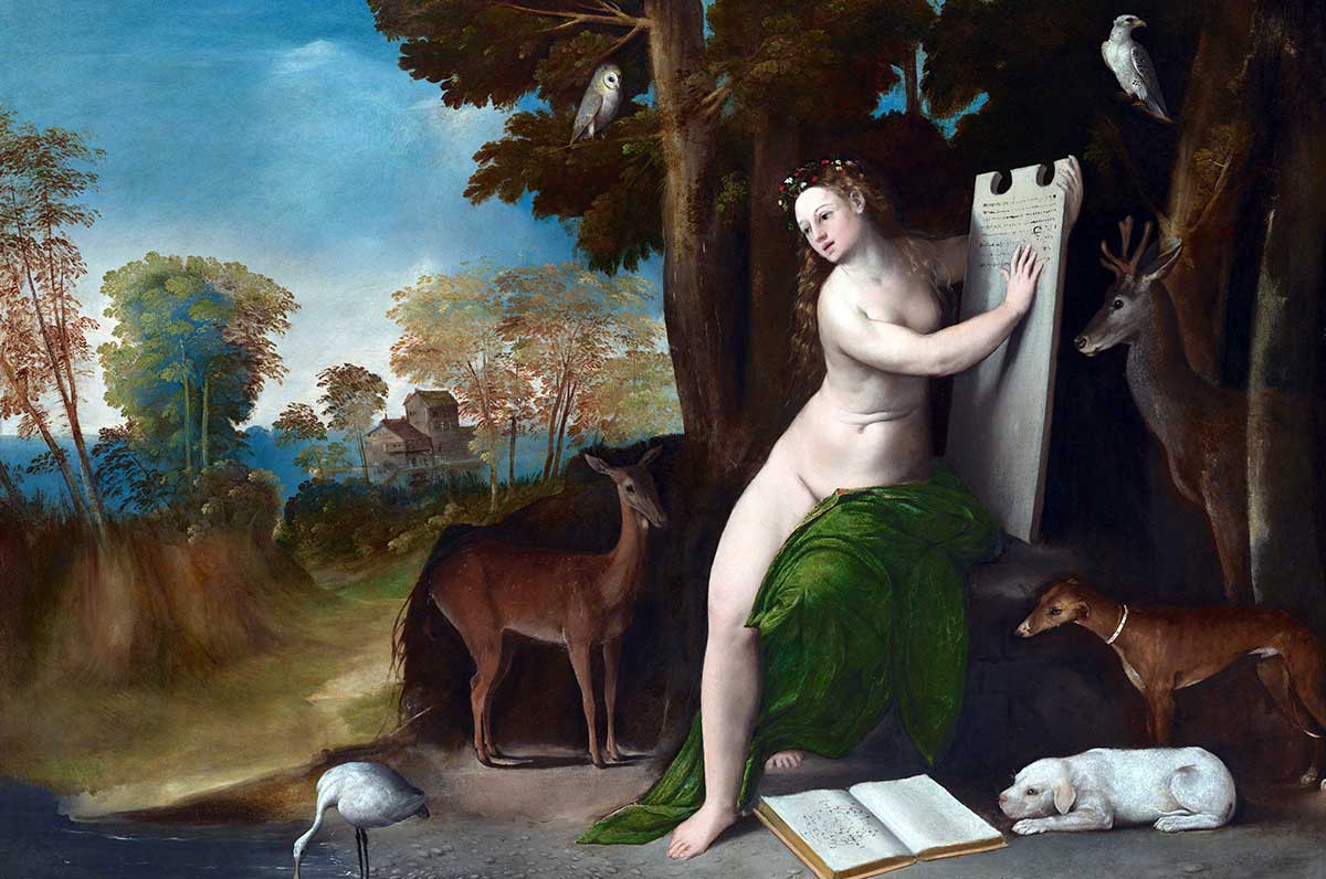 dosso dossi circe and her lovers in a landscape