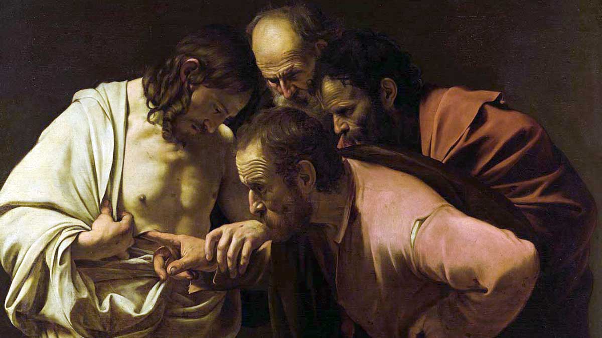 doubting thomas caravaggio